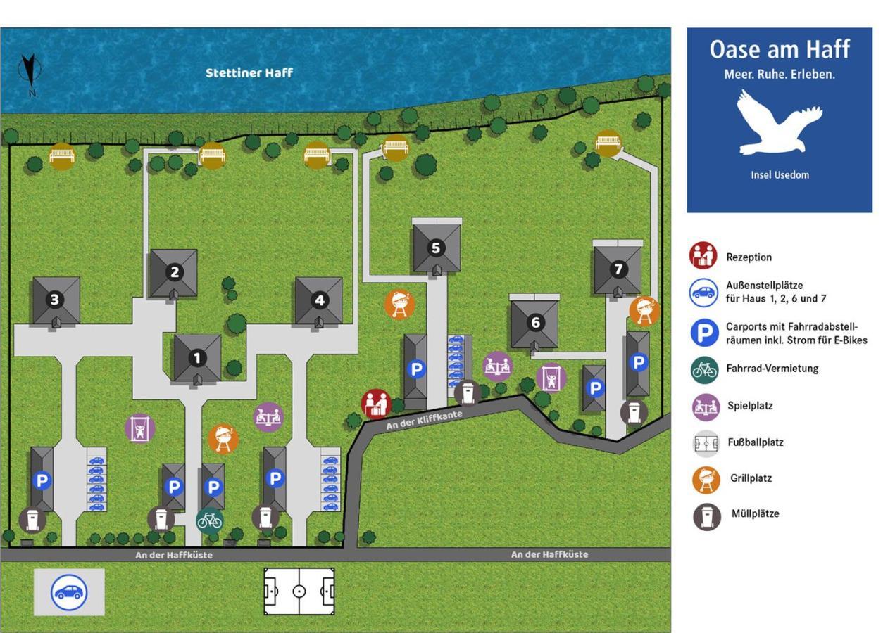 Appartement "Hafftraum" - Oase Am Haff Garz  Dış mekan fotoğraf